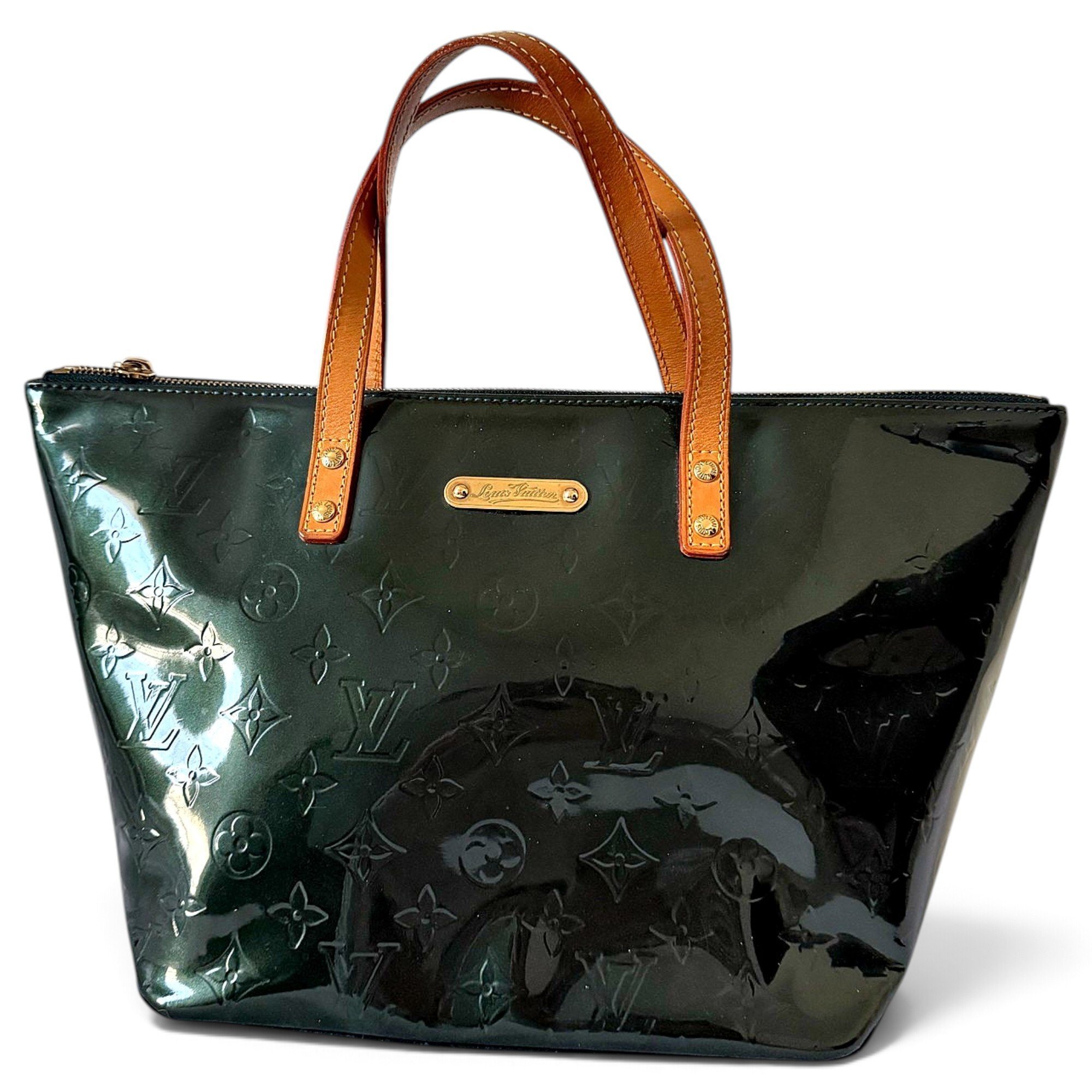 Bellevue patent leather handbag