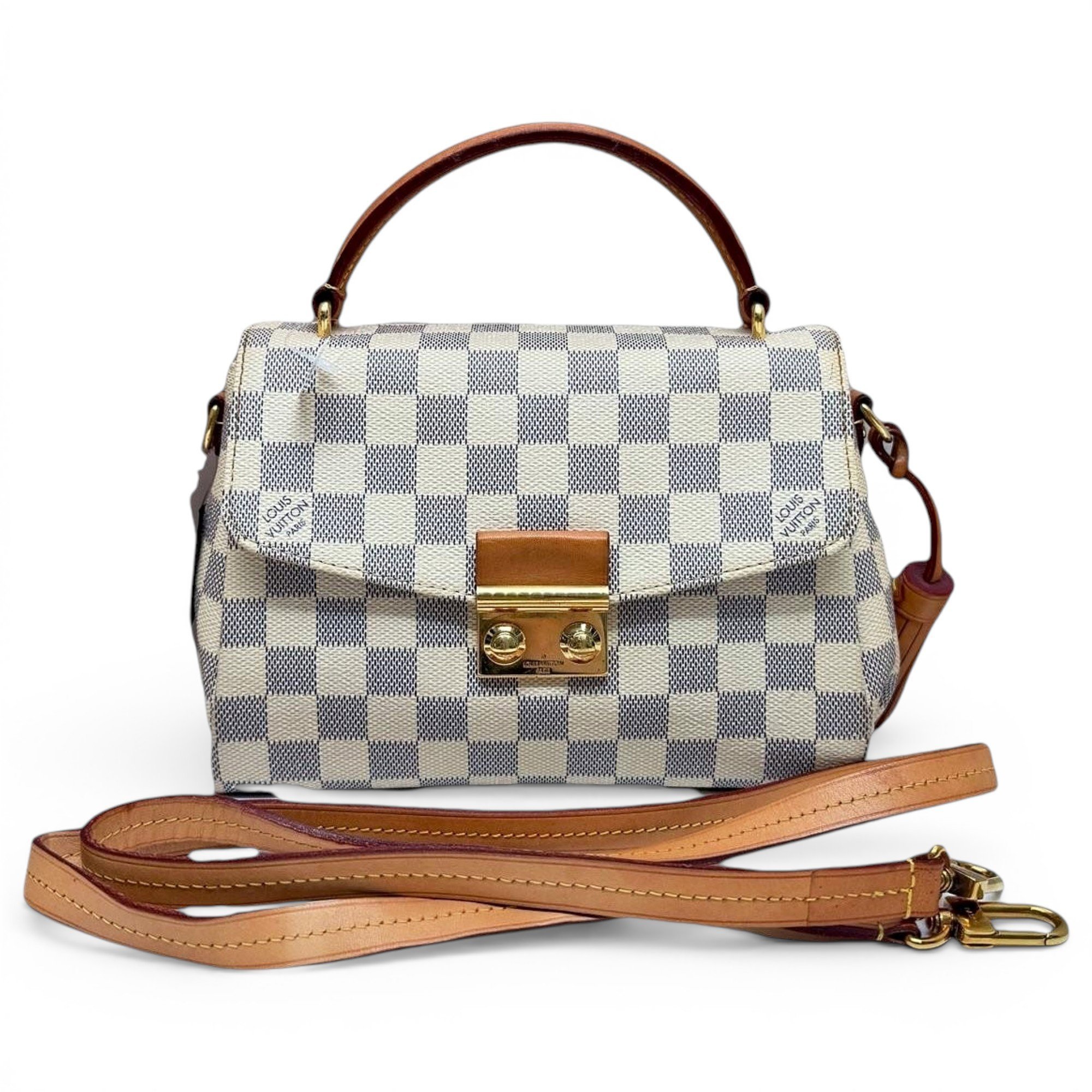 Croisette leather handbag