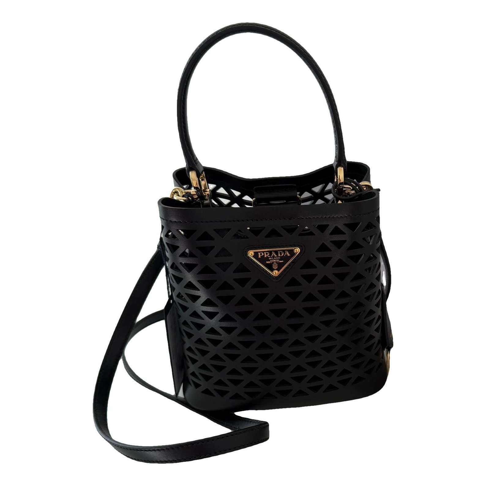 Panier leather handbag