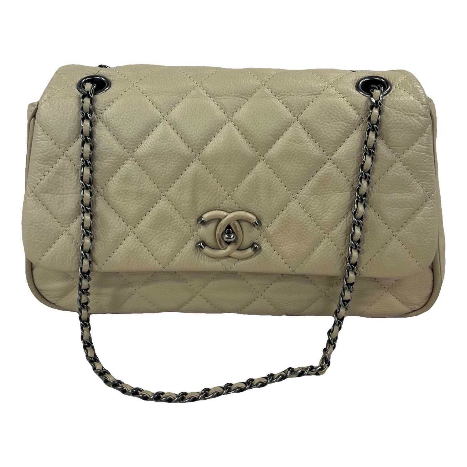 Coco Luxe leather handbag