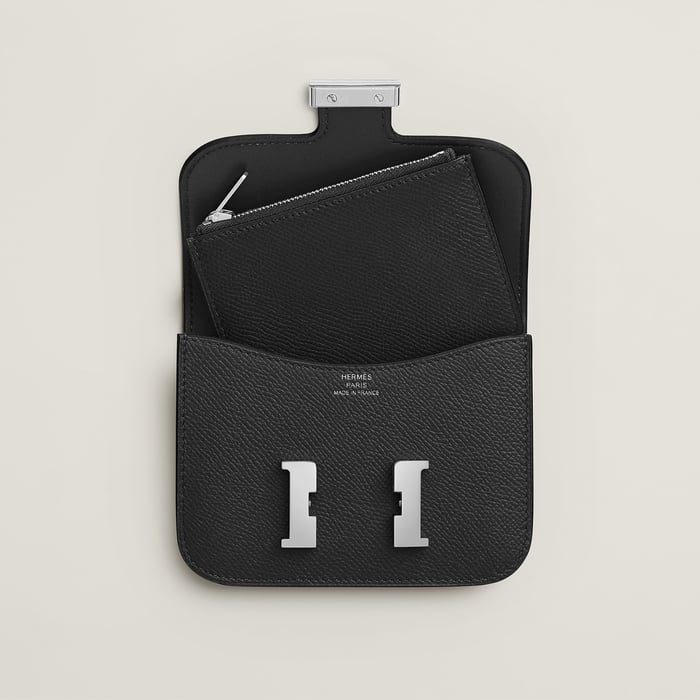 Noir Constance Slim Wallet