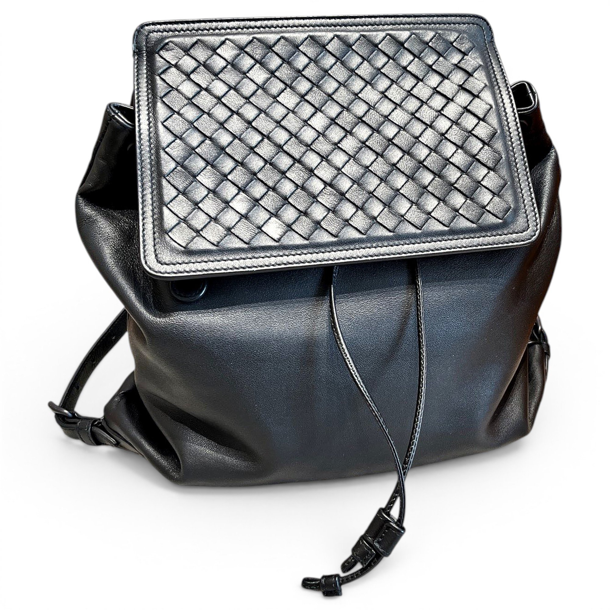 Leather backpack