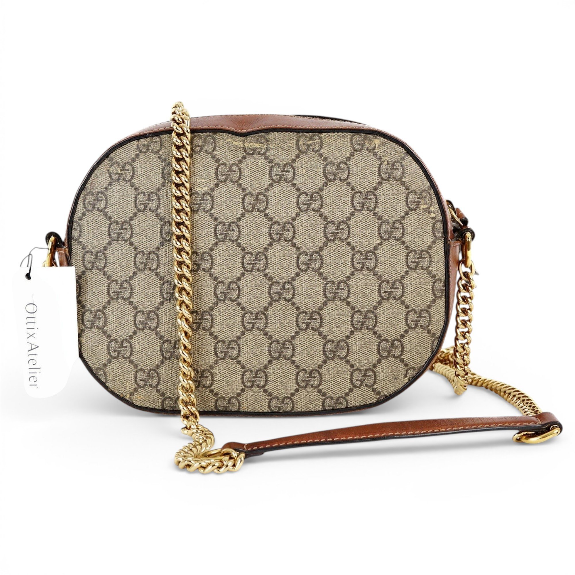 Ophidia leather crossbody bag