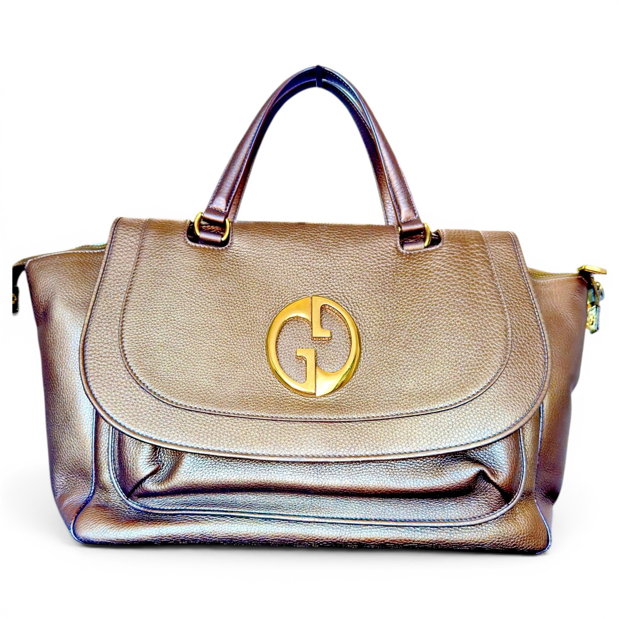 Leather handbag