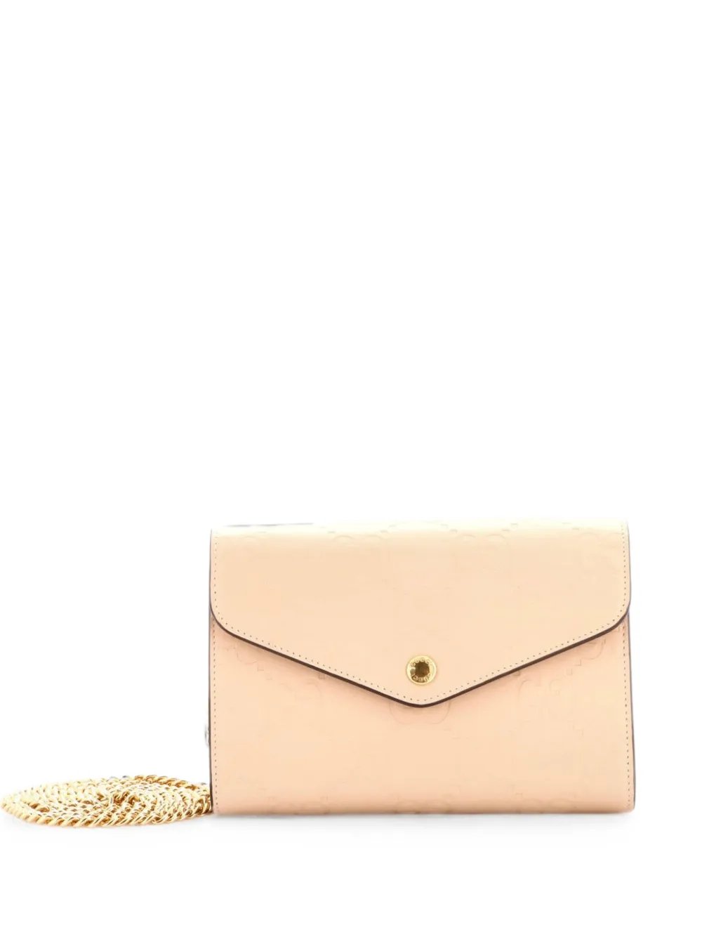 Envelope Wallet on Chain Guccissima Leather shoulder bag