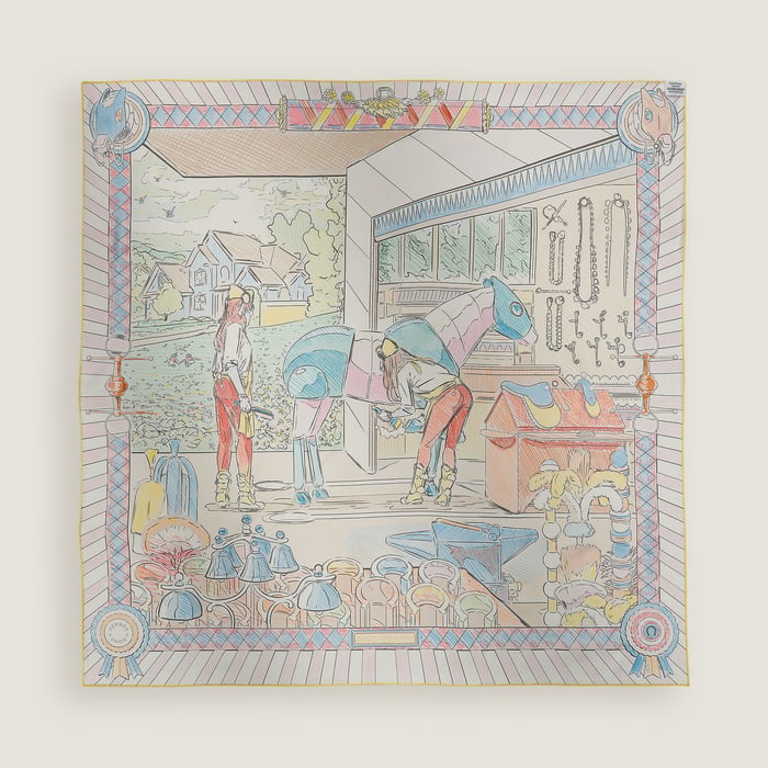 Pony Pit Stop Double Face Scarf 90