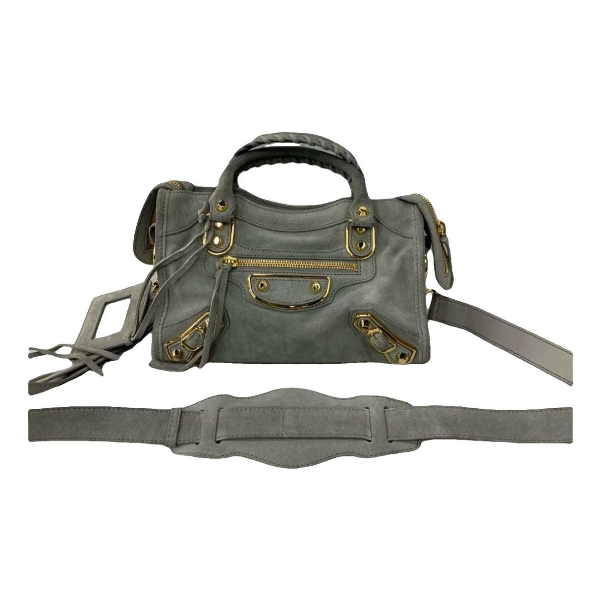 Classic Metalic leather handbag