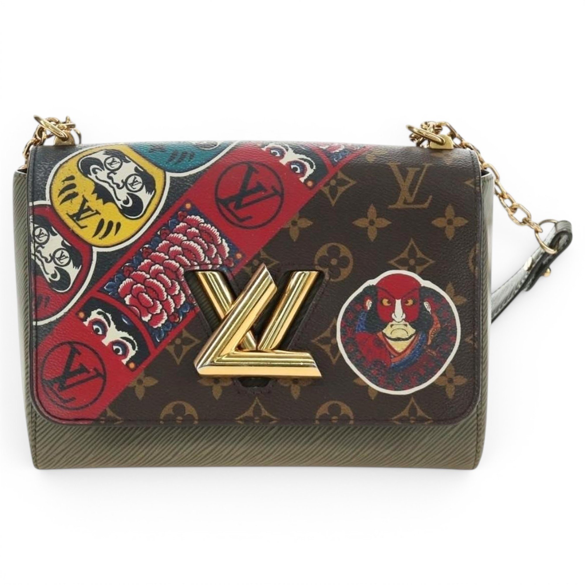 Kabuki leather handbag