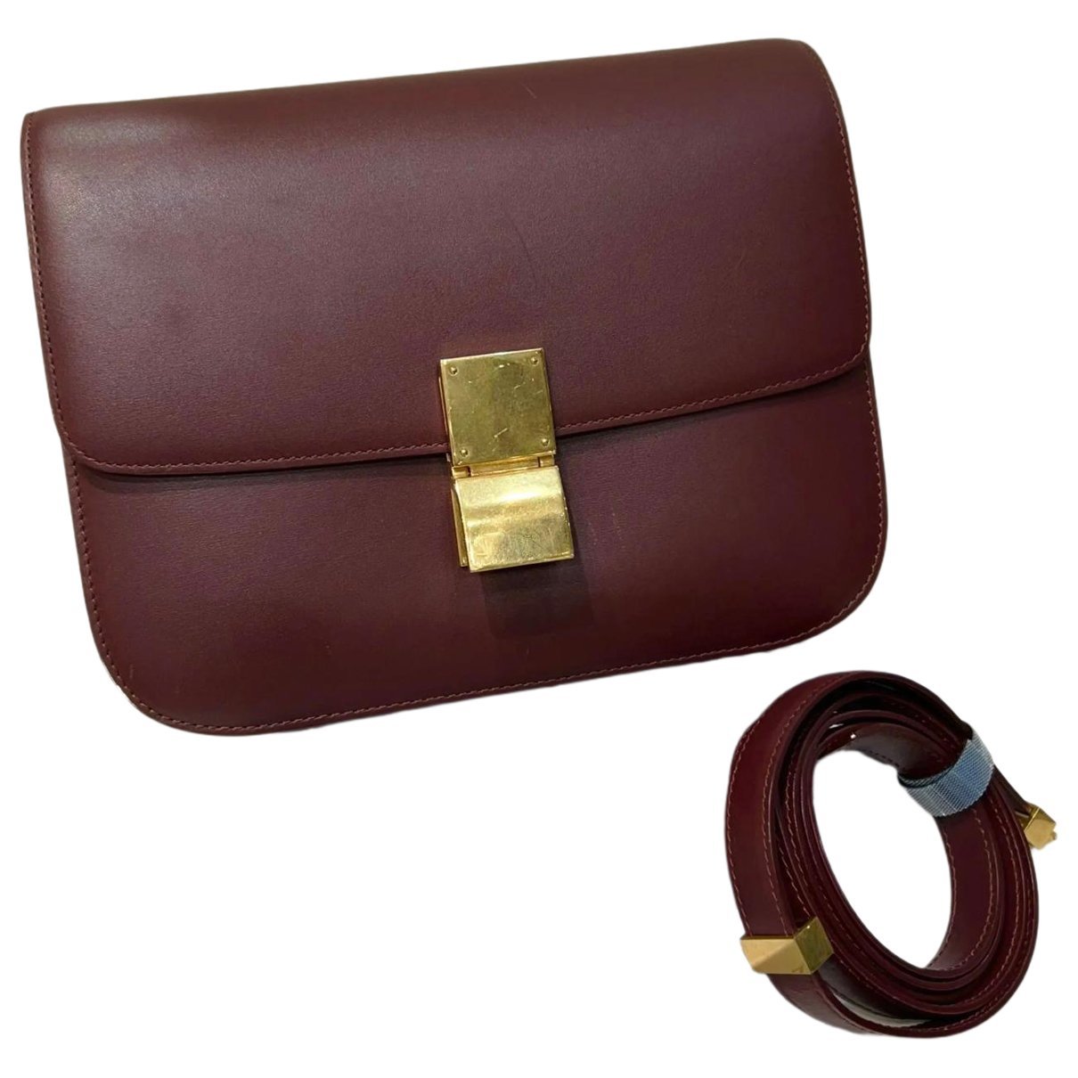Classic leather crossbody bag