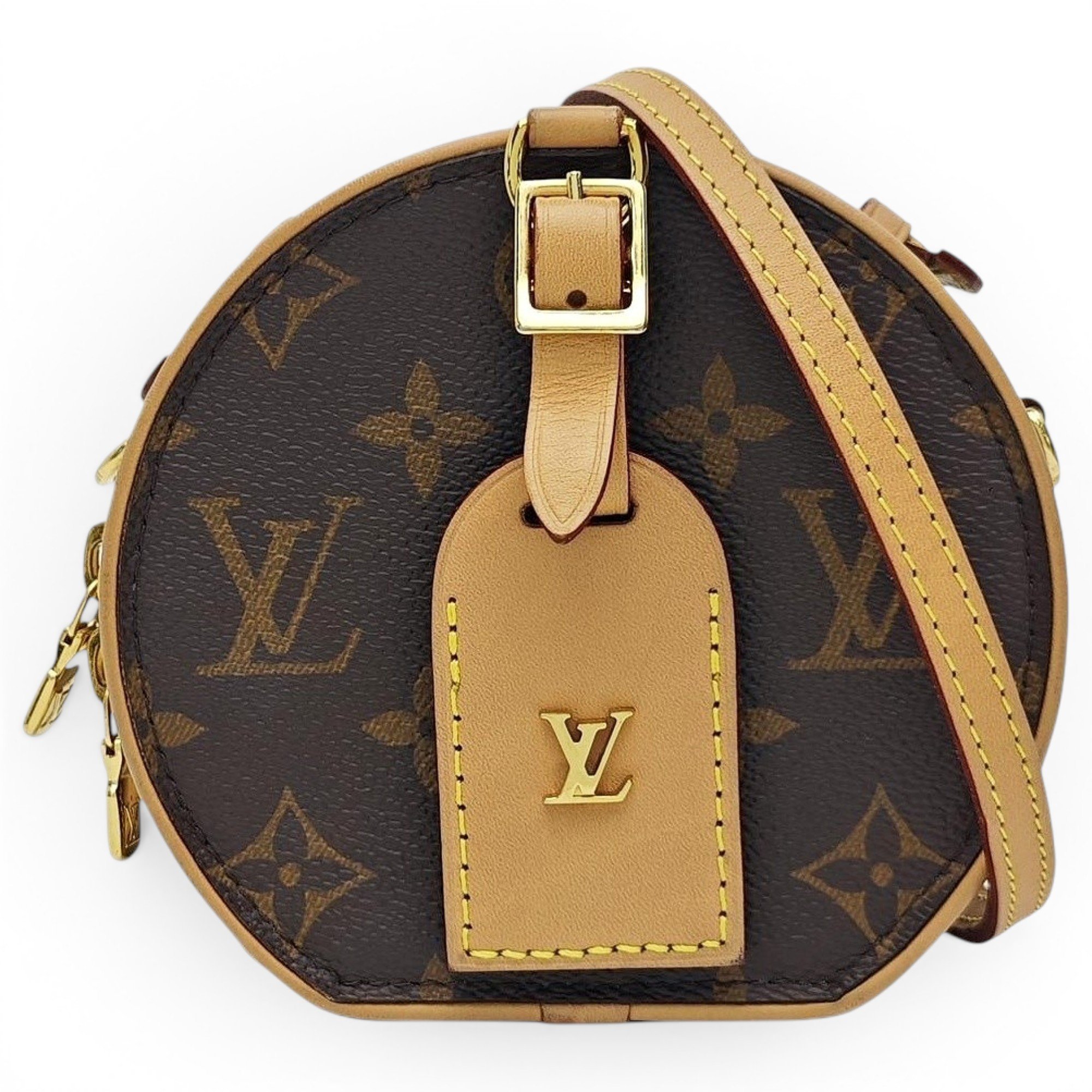 Micro boite chapeau leather handbag