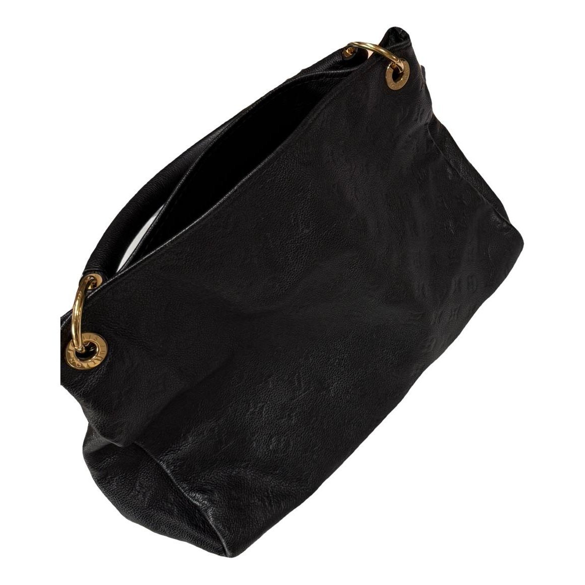 Artsy leather handbag