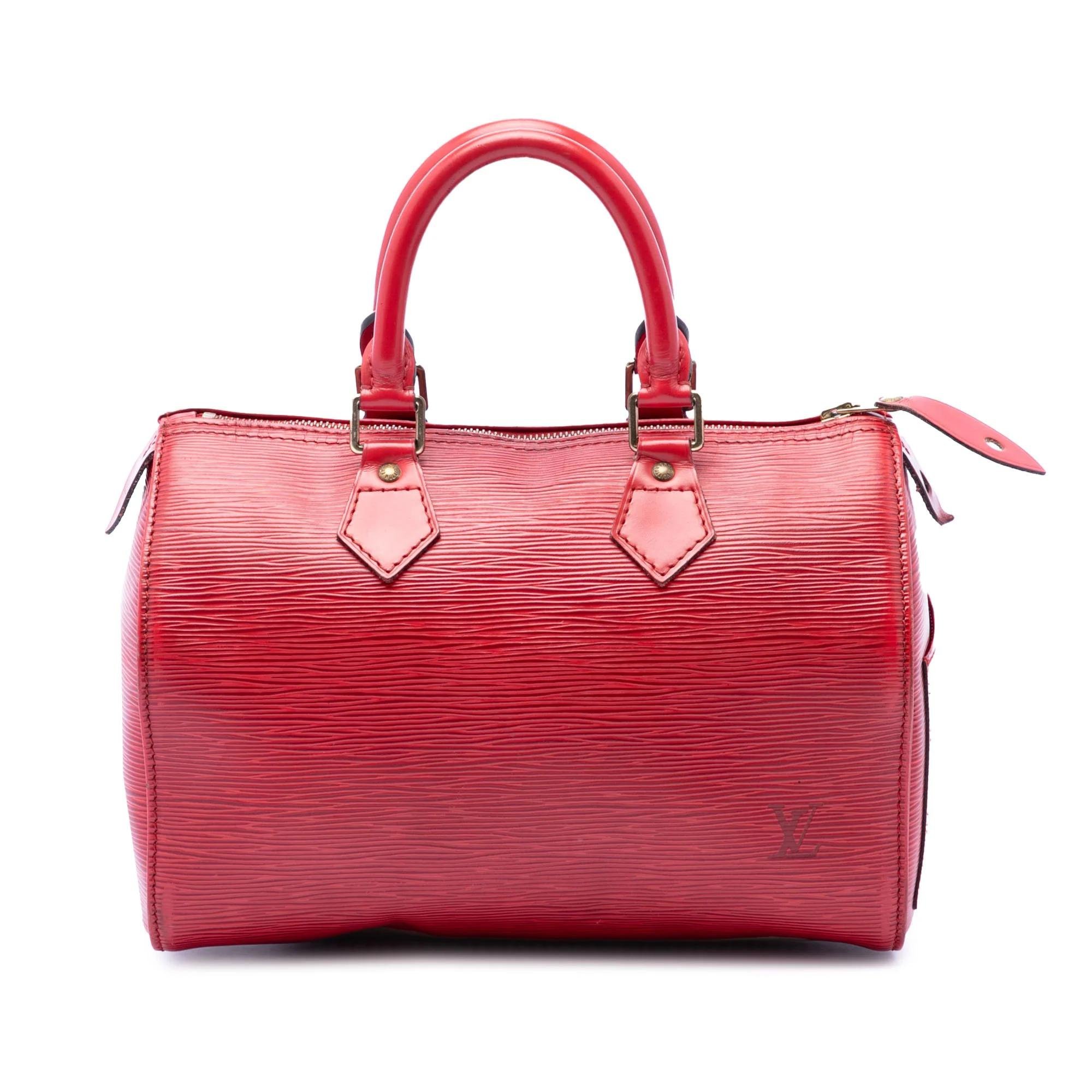 Speedy leather handbag