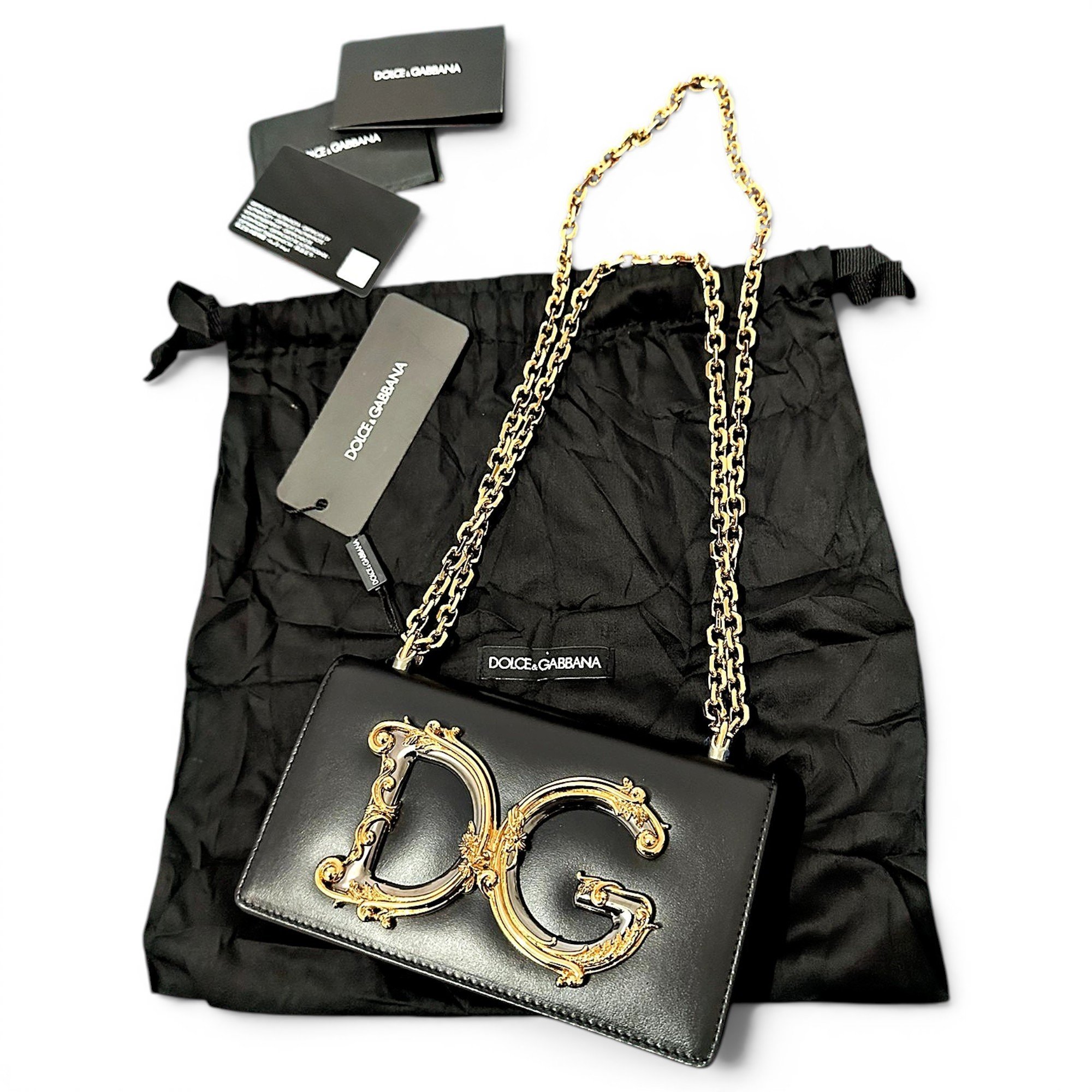 DG Girls leather handbag