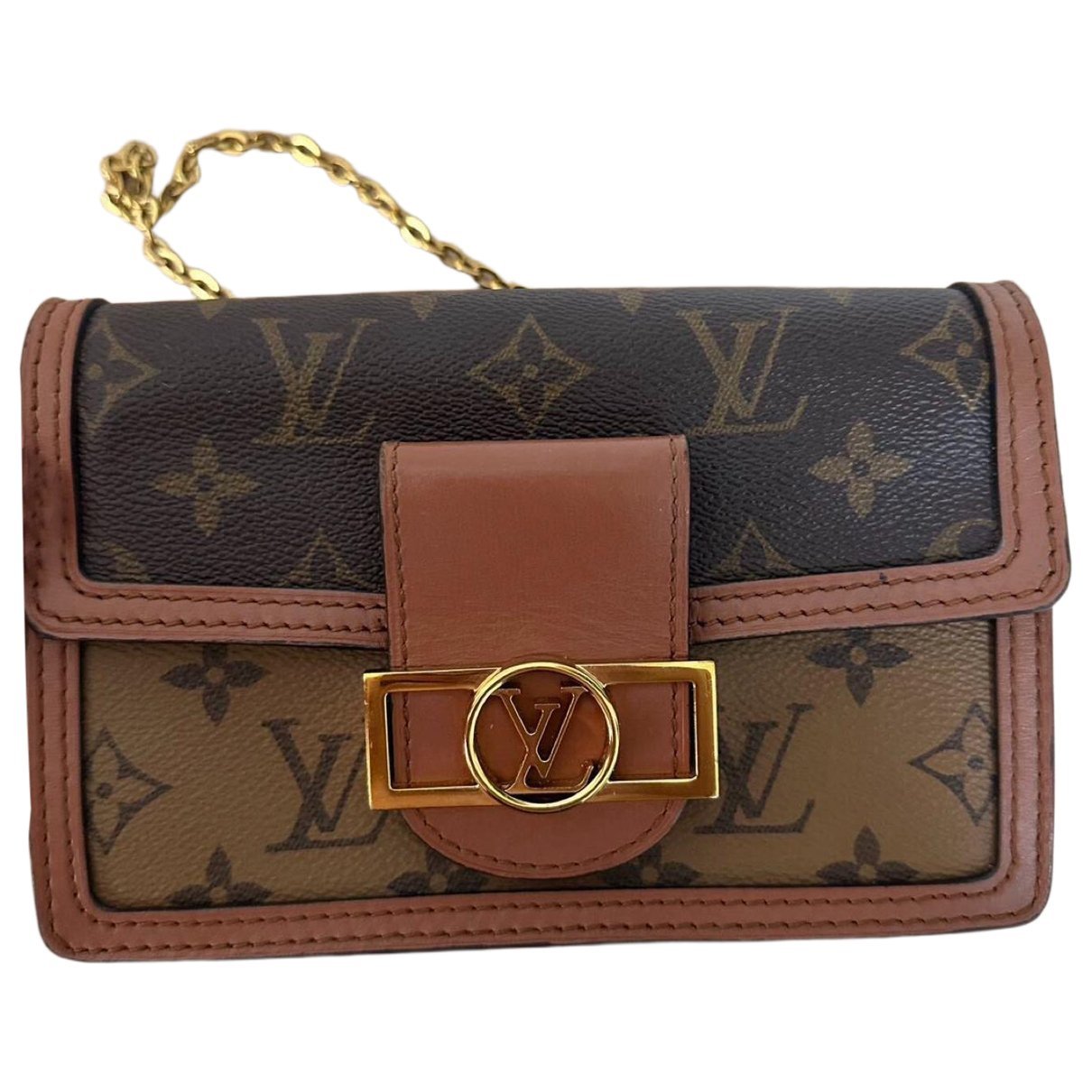 Dauphine leather handbag