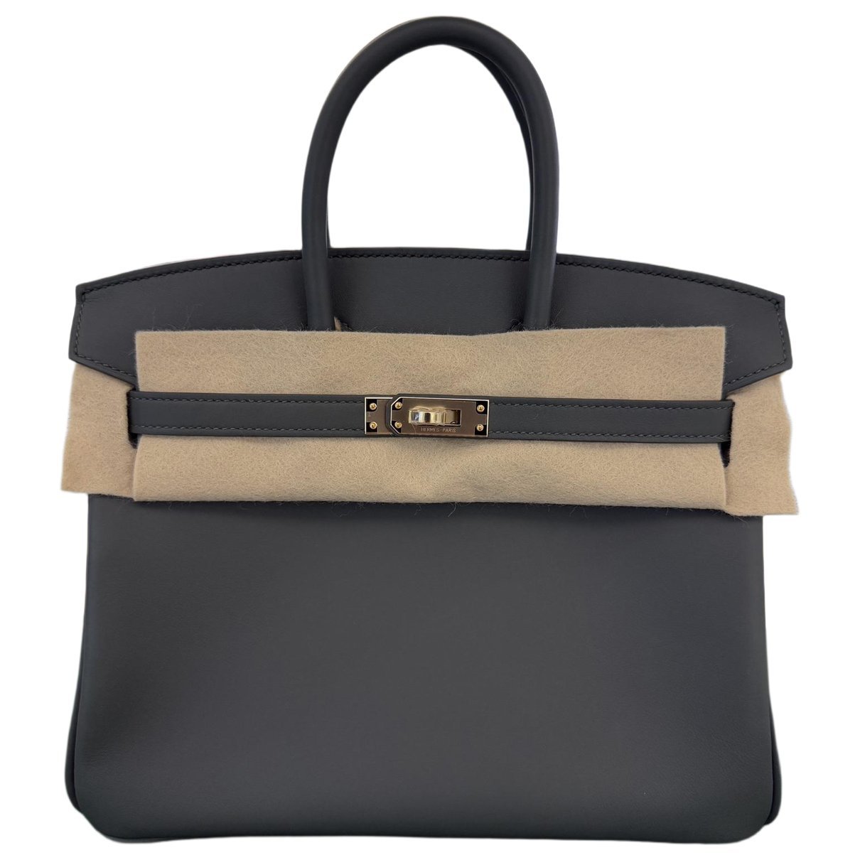 Birkin 25 leather handbag