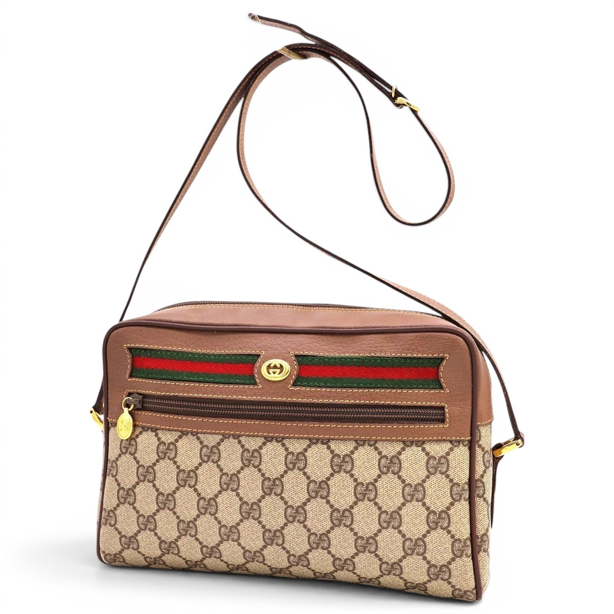 Ophidia vinyl handbag