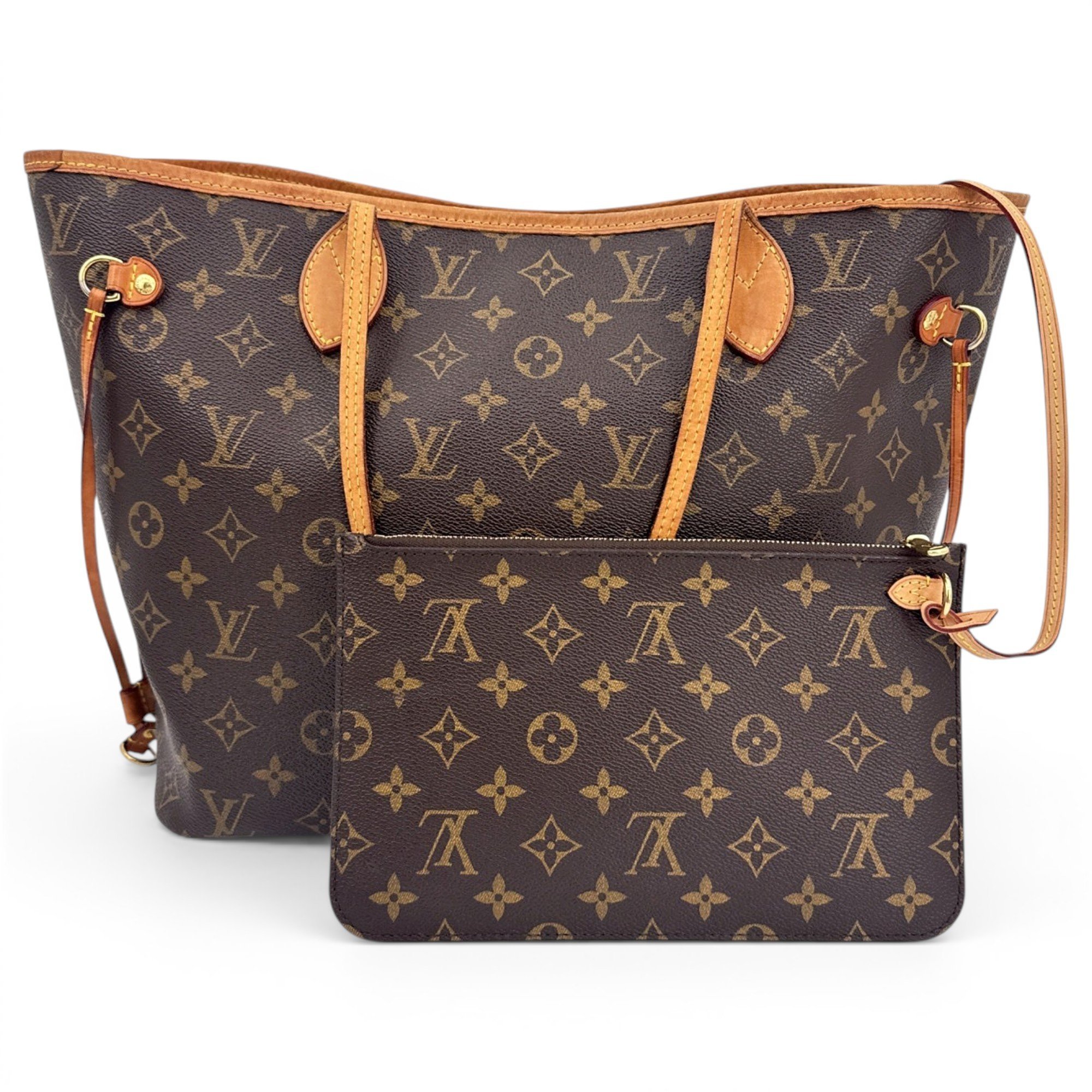Neverfull leather handbag