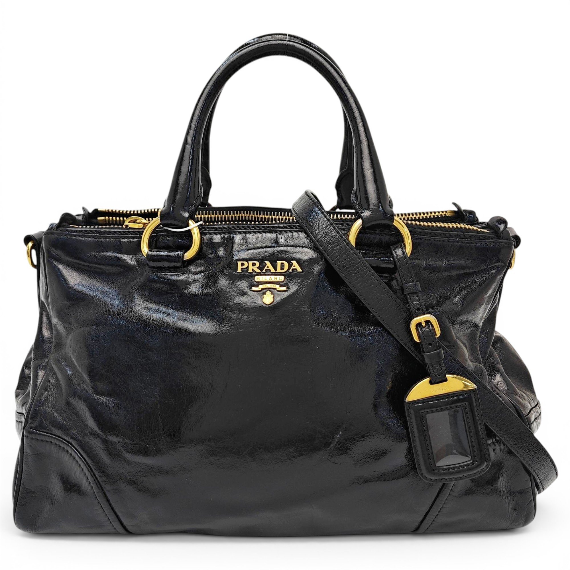 Bibliothèque leather crossbody bag