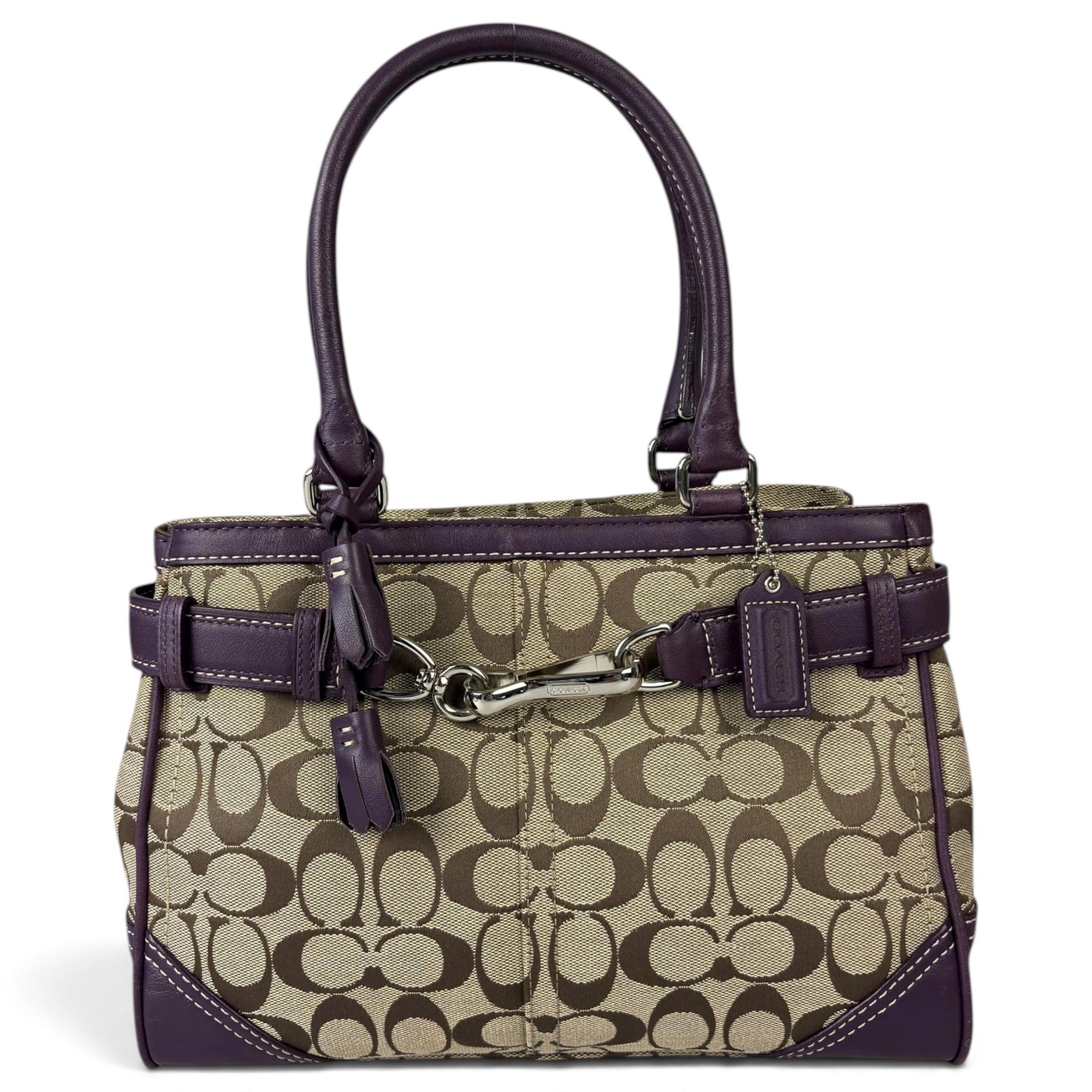 Signature Sufflette cloth handbag
