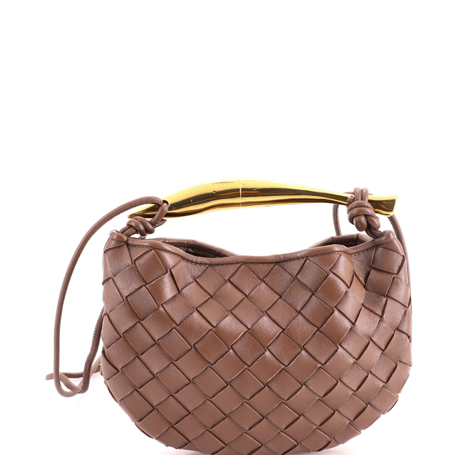 Sardine Top Handle Bag Intrecciato Nappa Mini