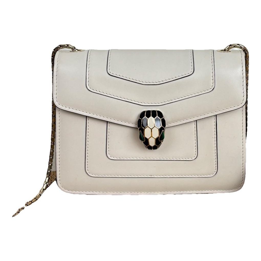 Serpenti leather handbag
