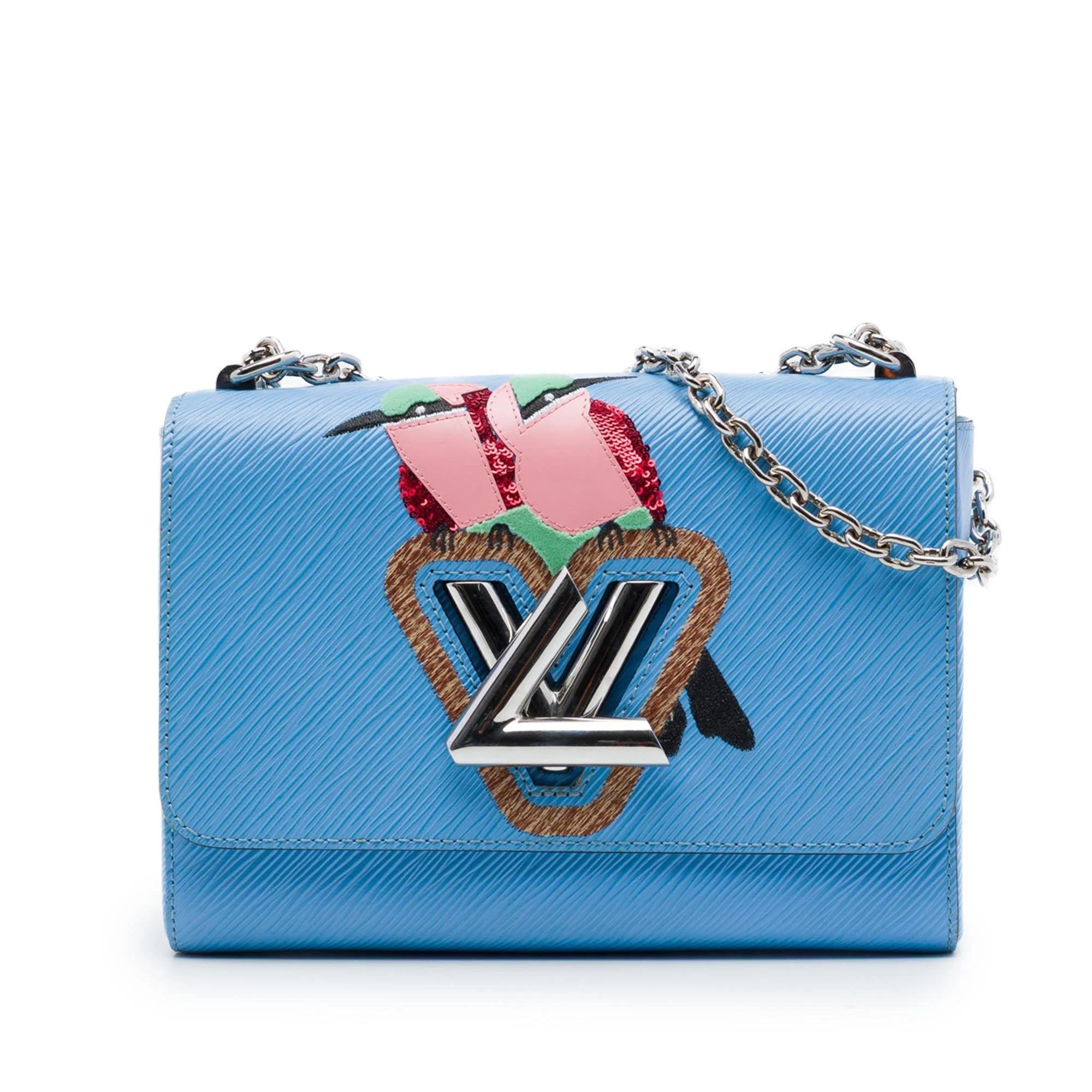 Twist leather handbag