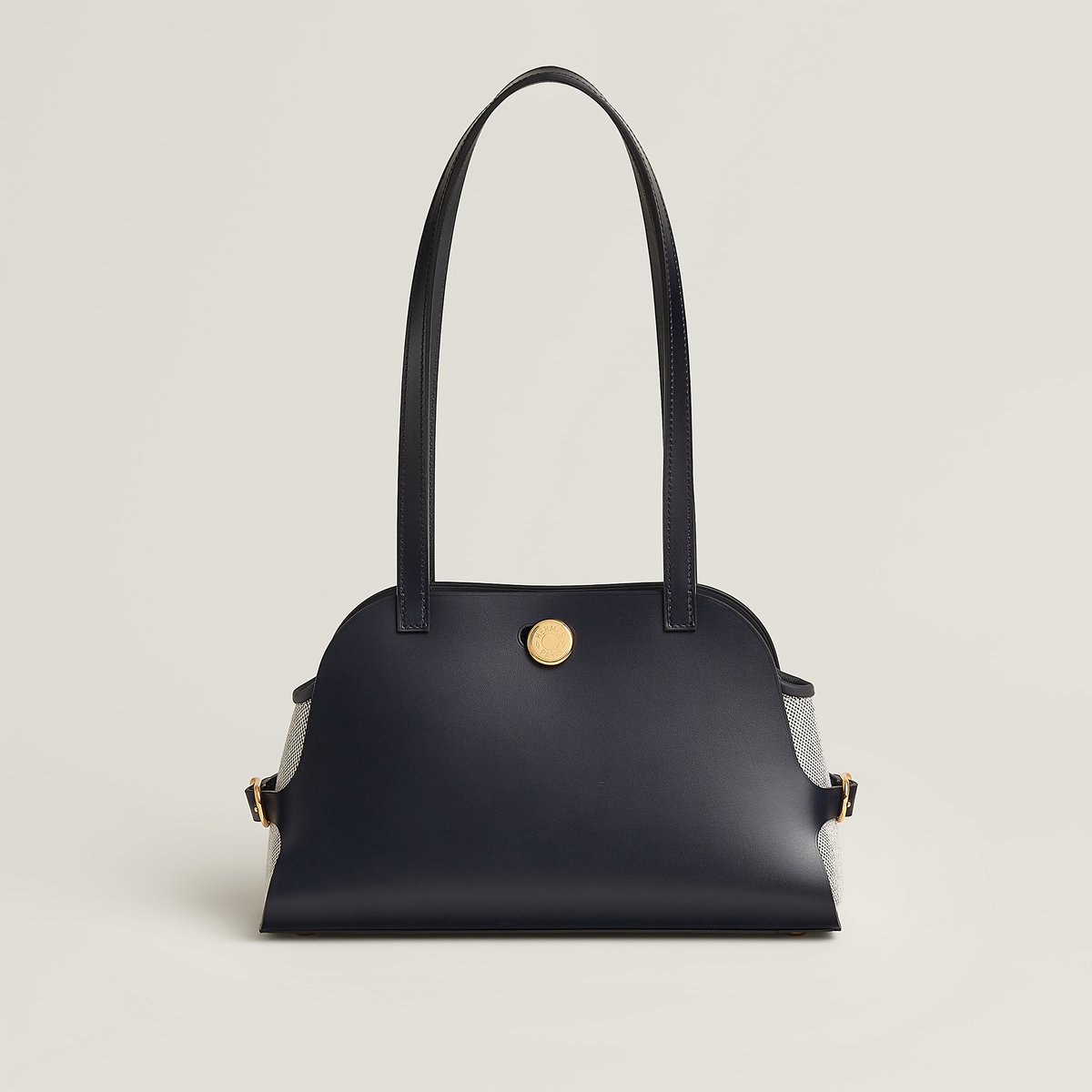 エルメス タブリエ・セリエ Bleu Indigo, カバン, Écru, ノワール