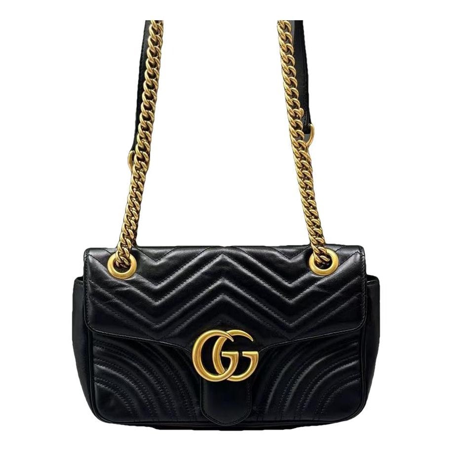 GG Marmont Flap leather handbag