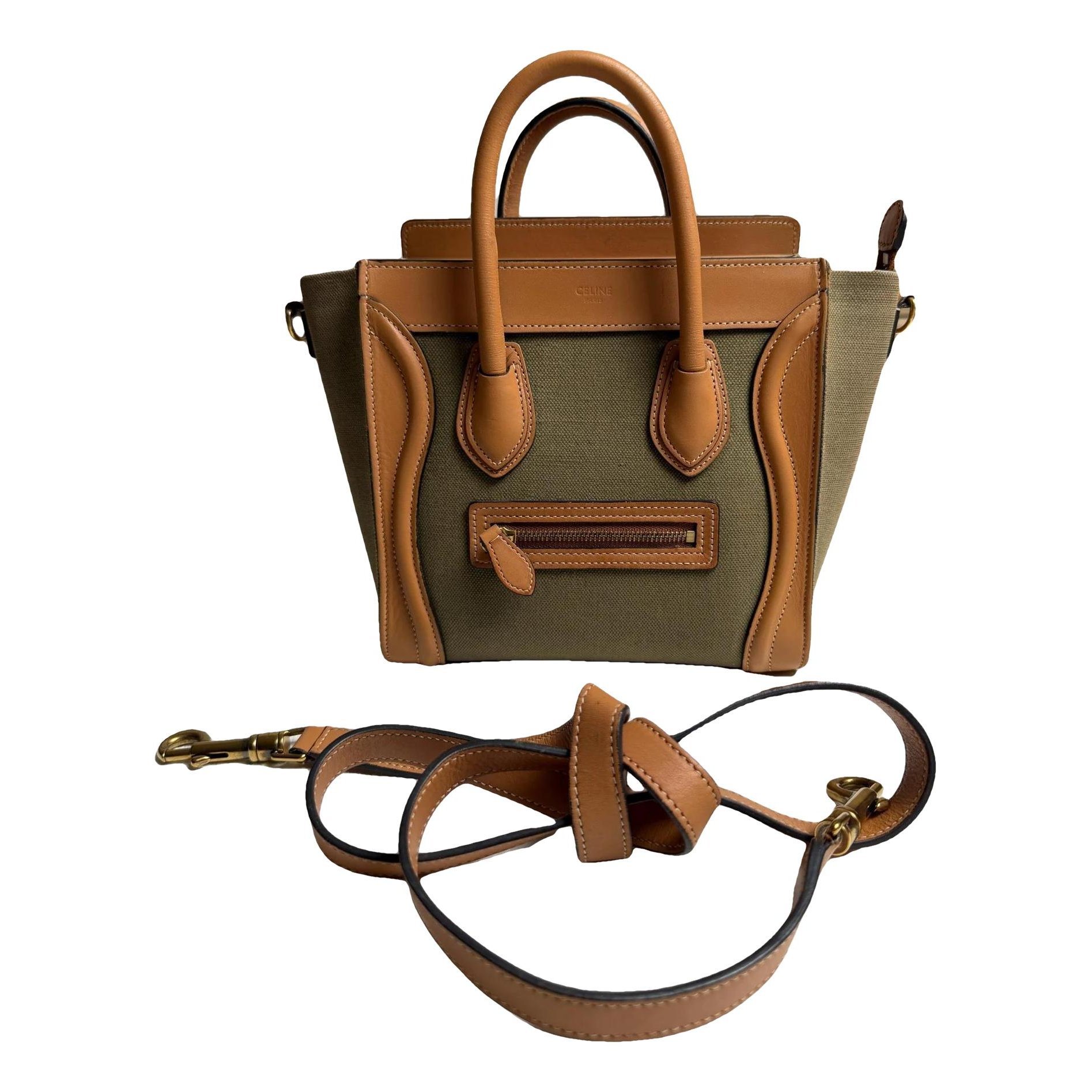 Nano Luggage leather mini bag