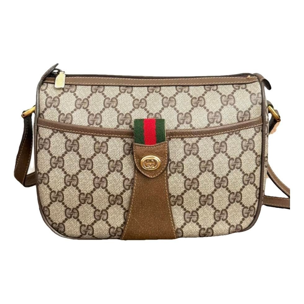 Ophidia patent leather crossbody bag