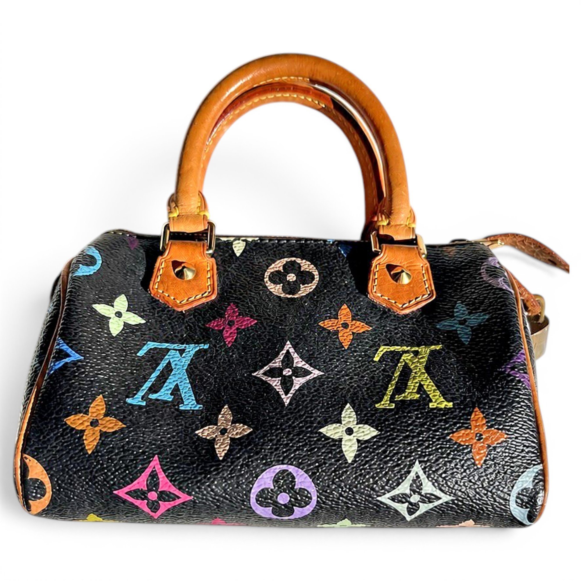 Nano Speedy / Mini HL leather handbag
