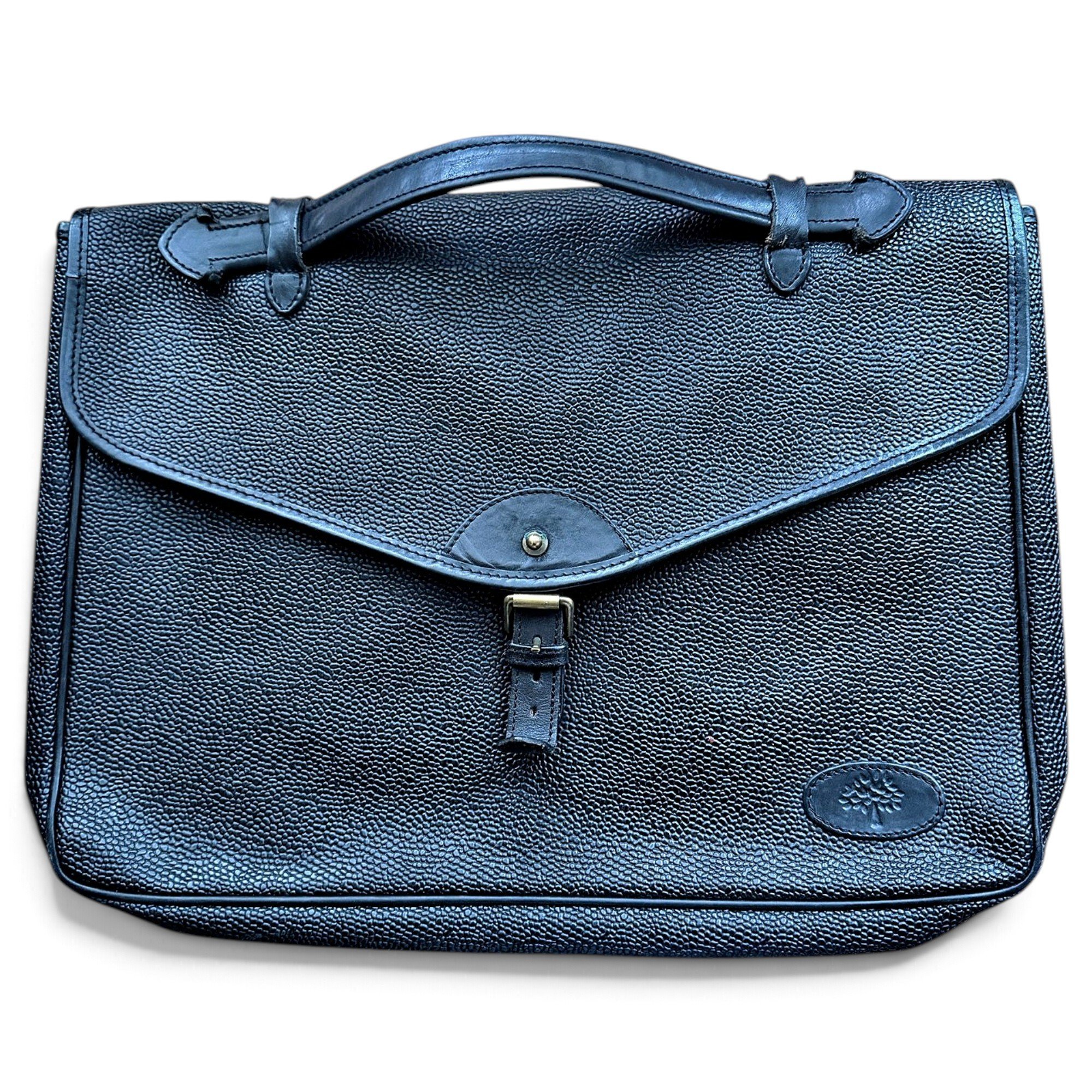 Leather travel bag