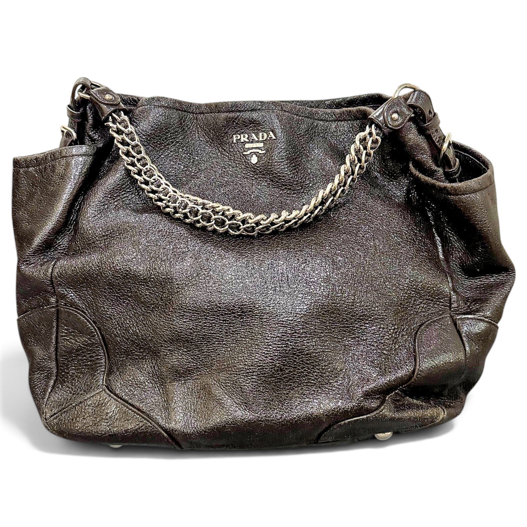 Leather handbag