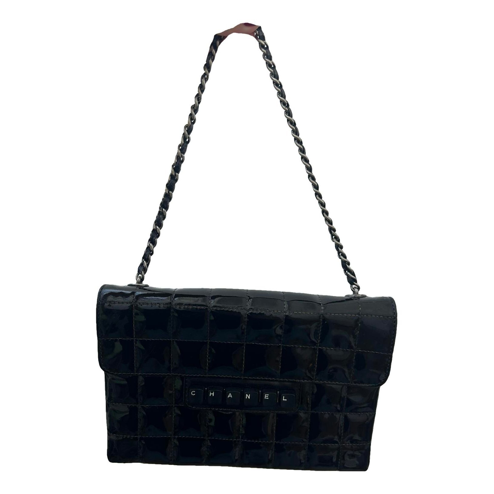 Vinyl handbag
