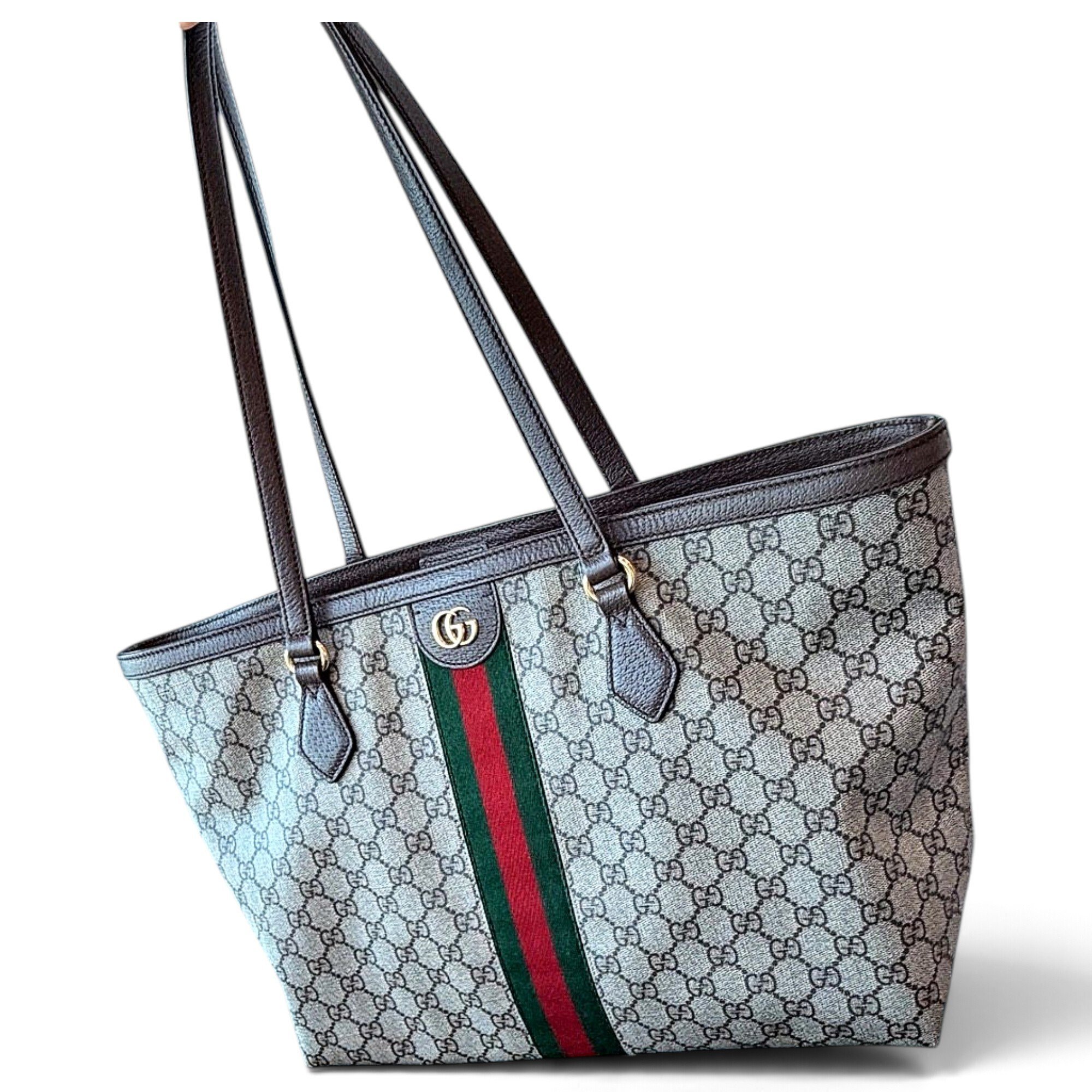 Ophidia leather tote