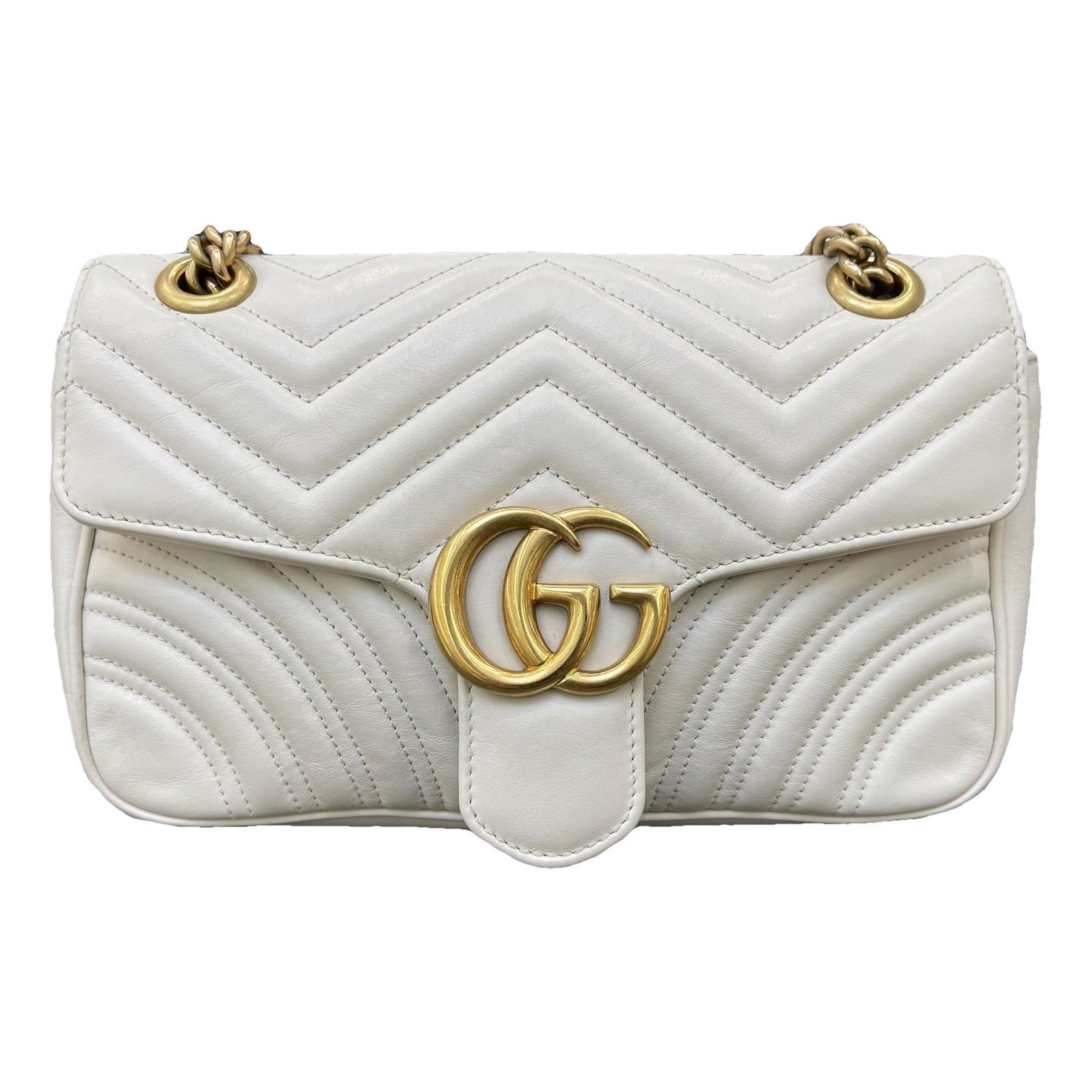 GG Marmont Flap leather handbag