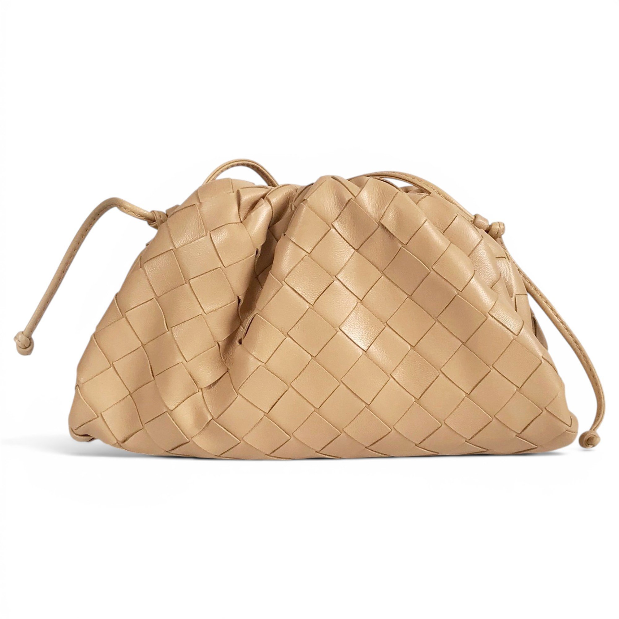 Pouch leather handbag