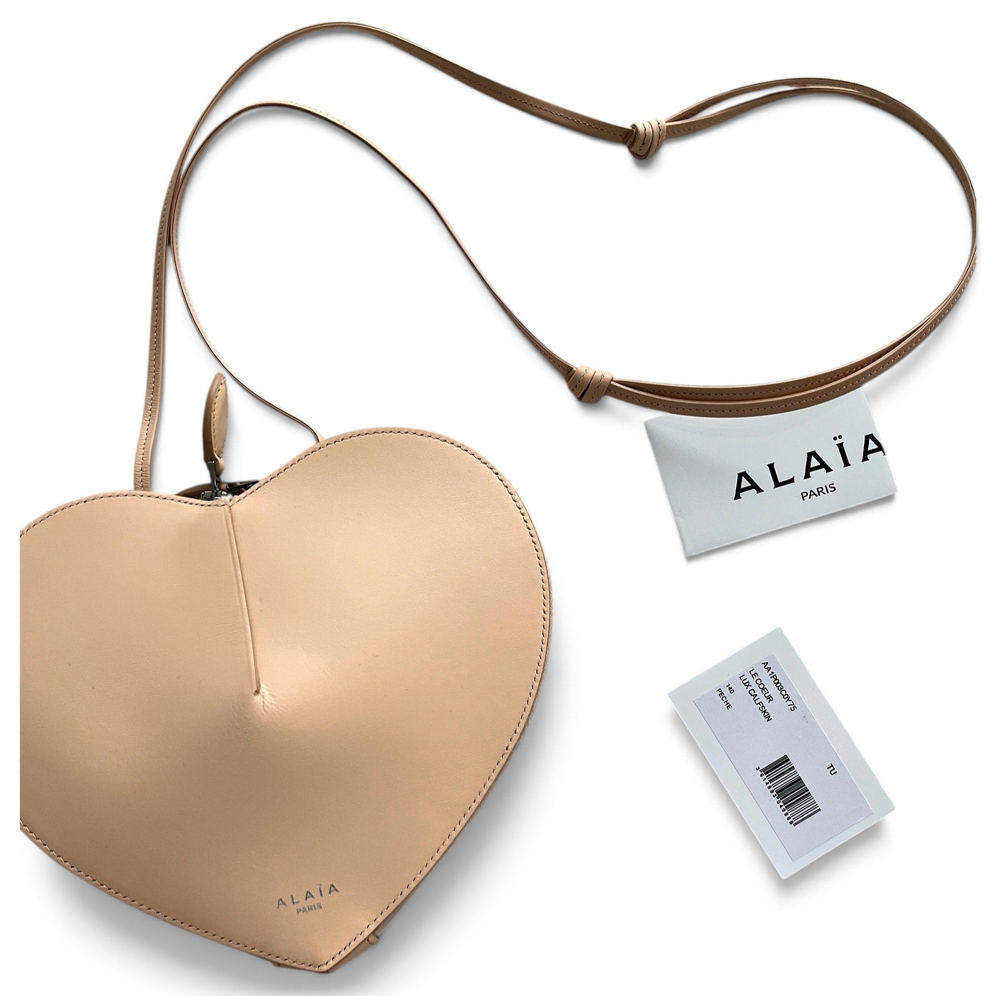 Alaia Le Coeur leather crossbody bag