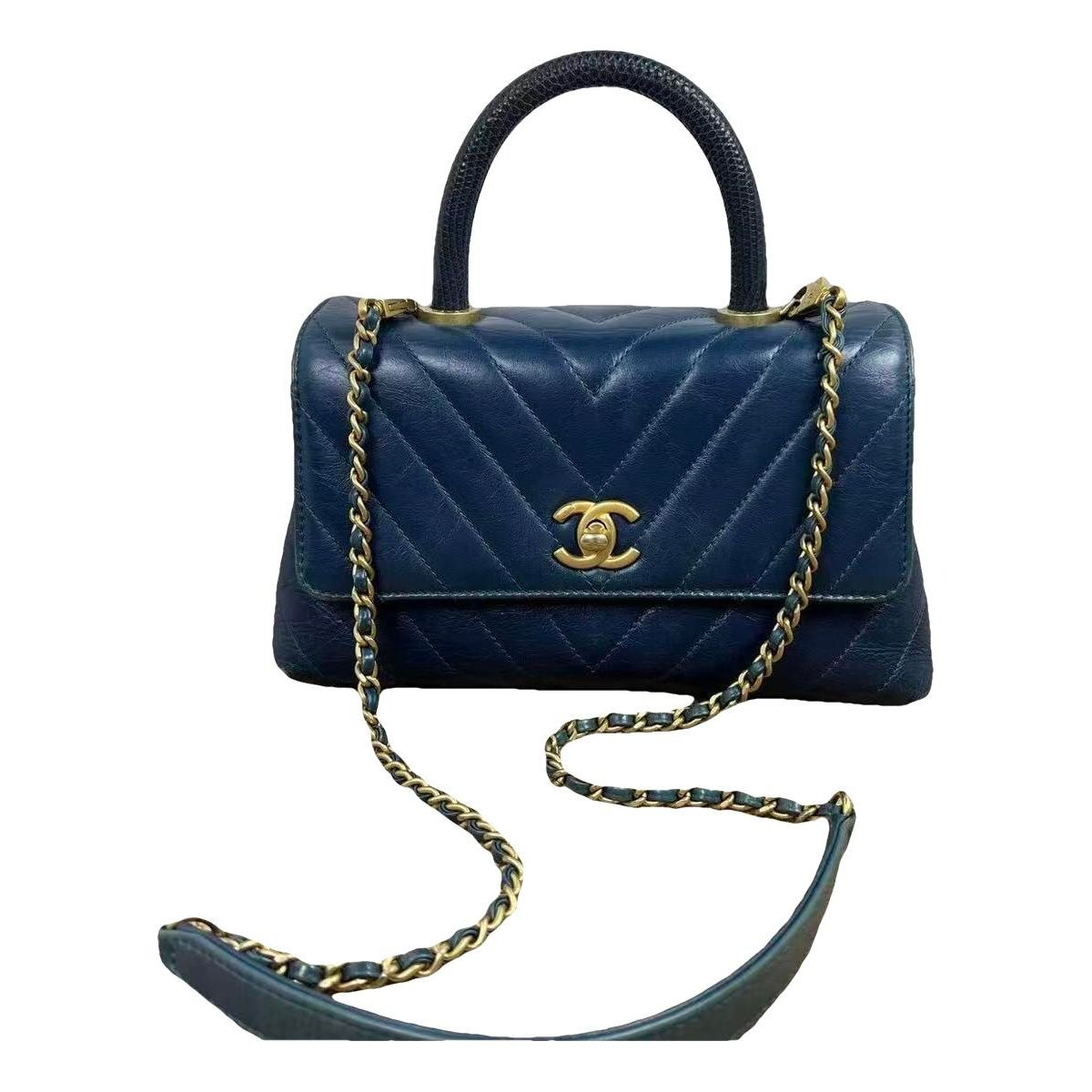 Coco Handle leather handbag