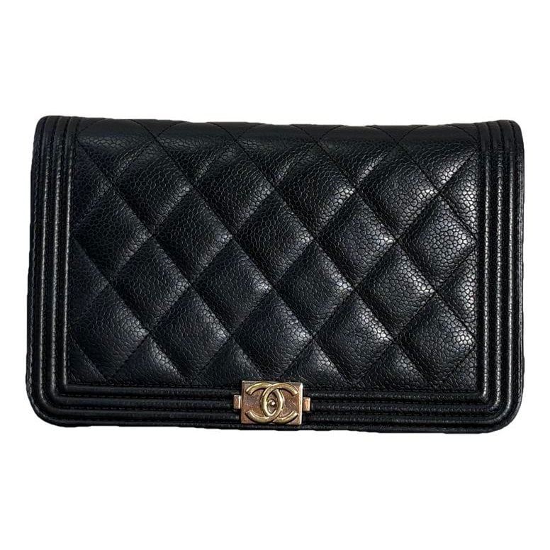 Wallet On Chain Boy leather crossbody bag
