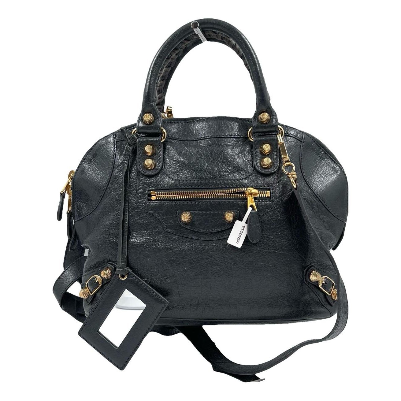 Leather handbag