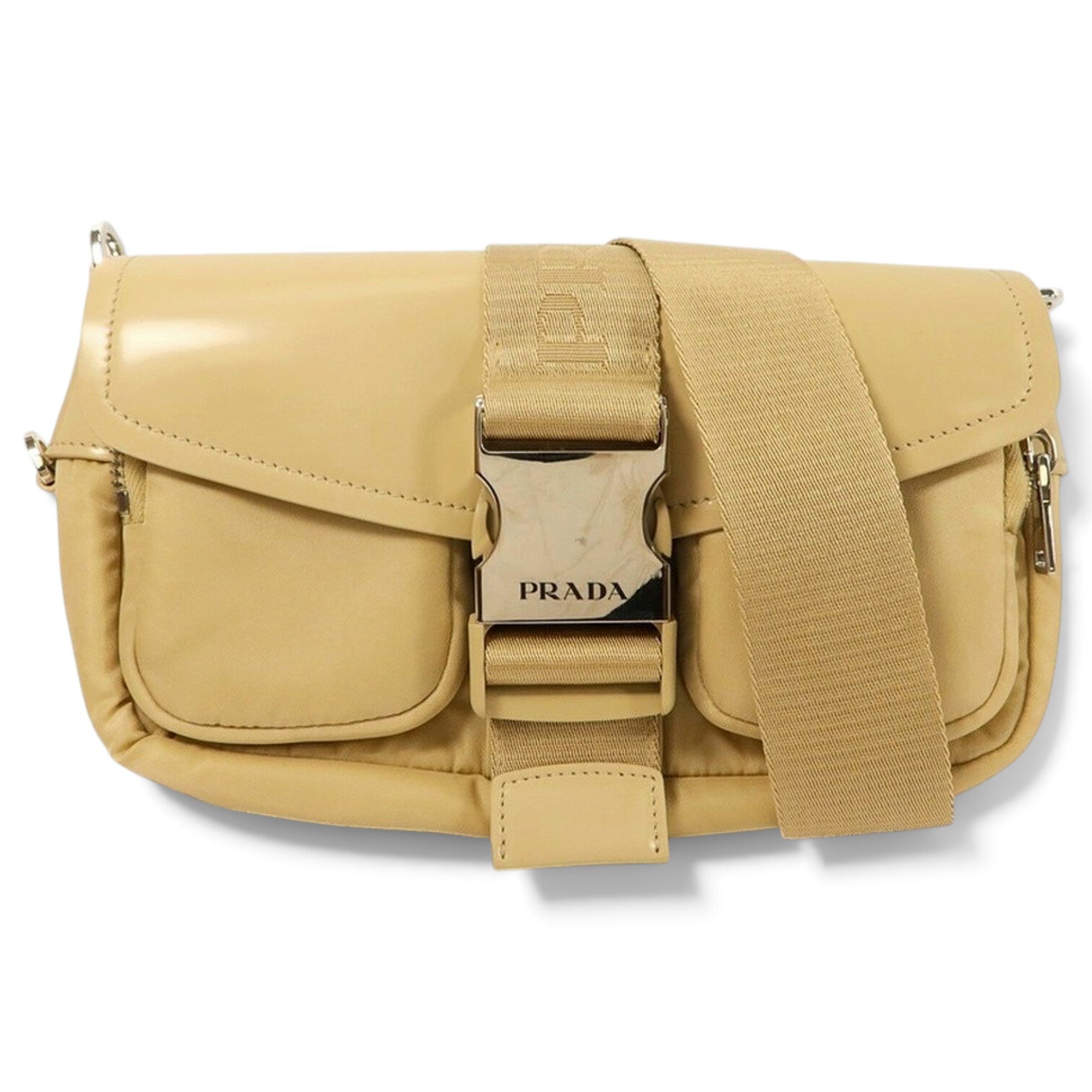 Prada Pocket leather handbag