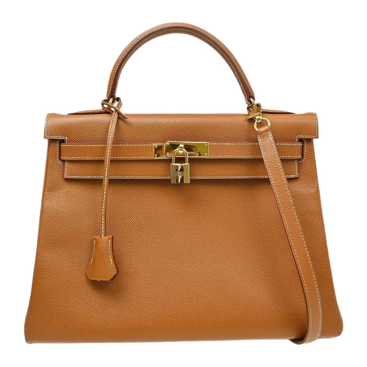 Kelly 32 leather handbag