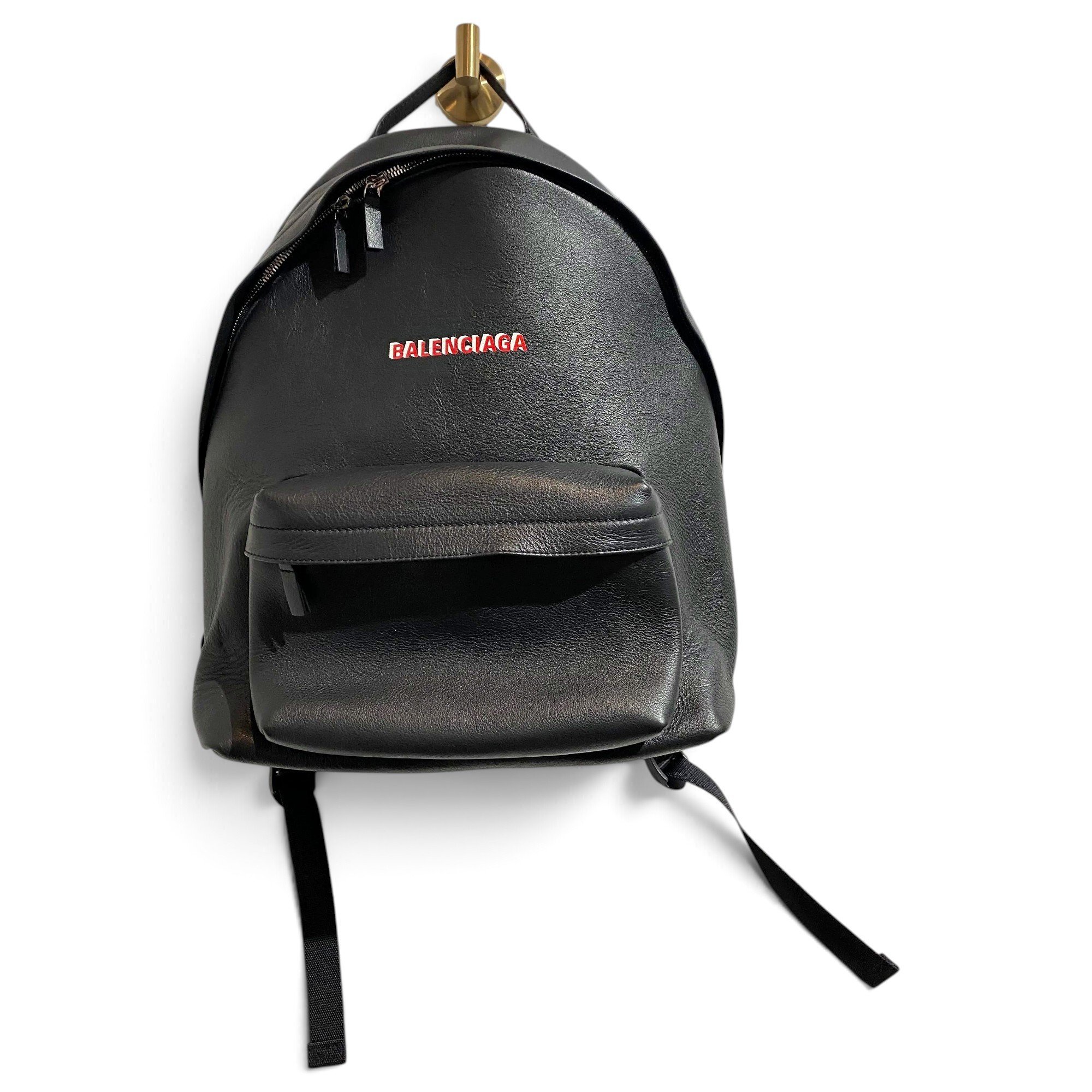 Leather backpack