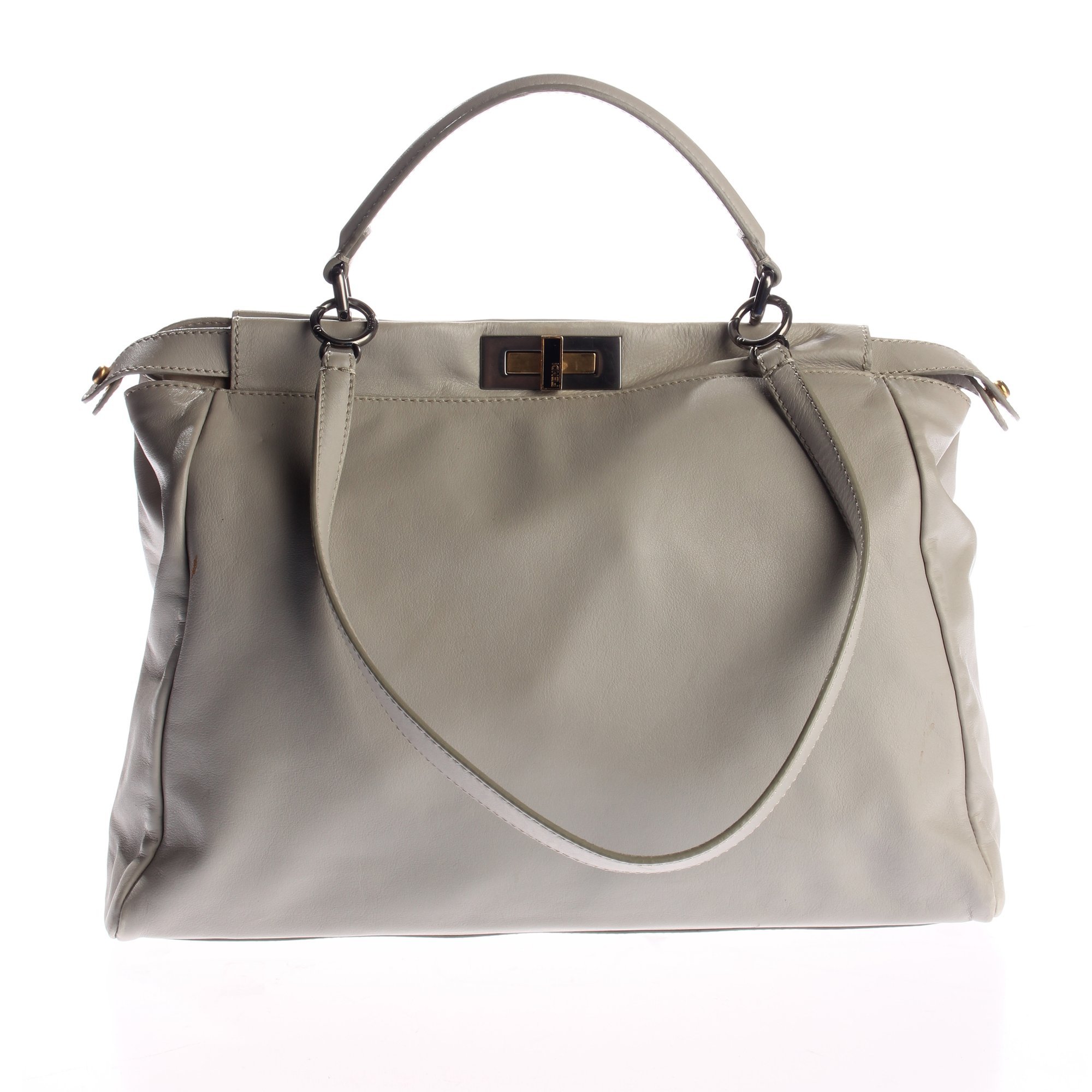 Peekaboo leather bag