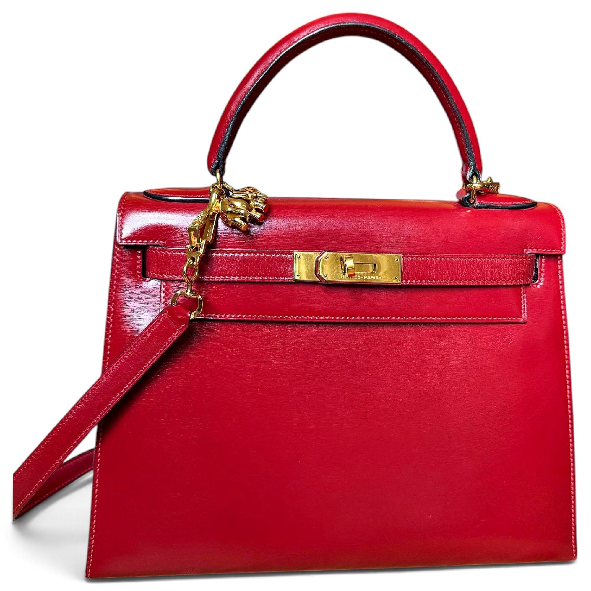 Kelly 28 leather handbag
