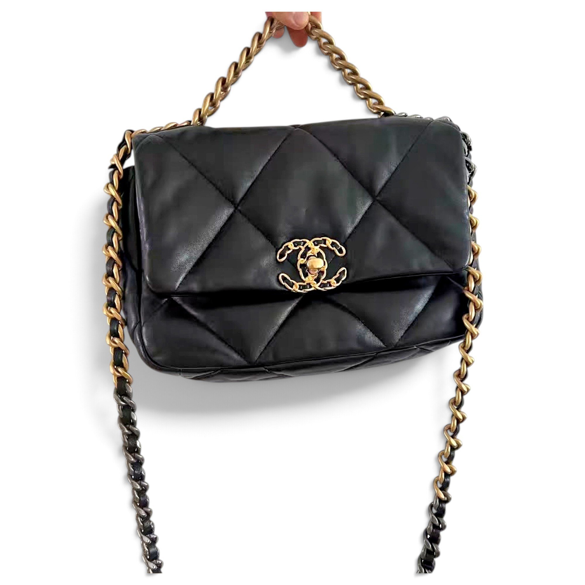 Chanel 19 leather handbag
