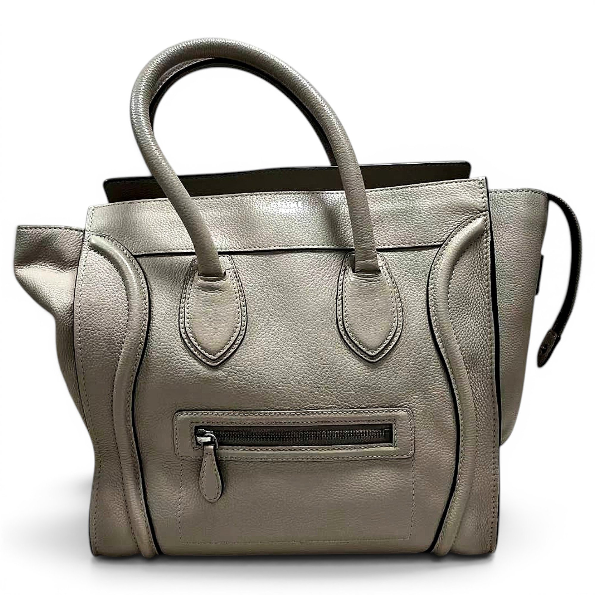 Luggage leather handbag