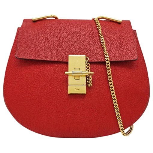Drew leather crossbody bag