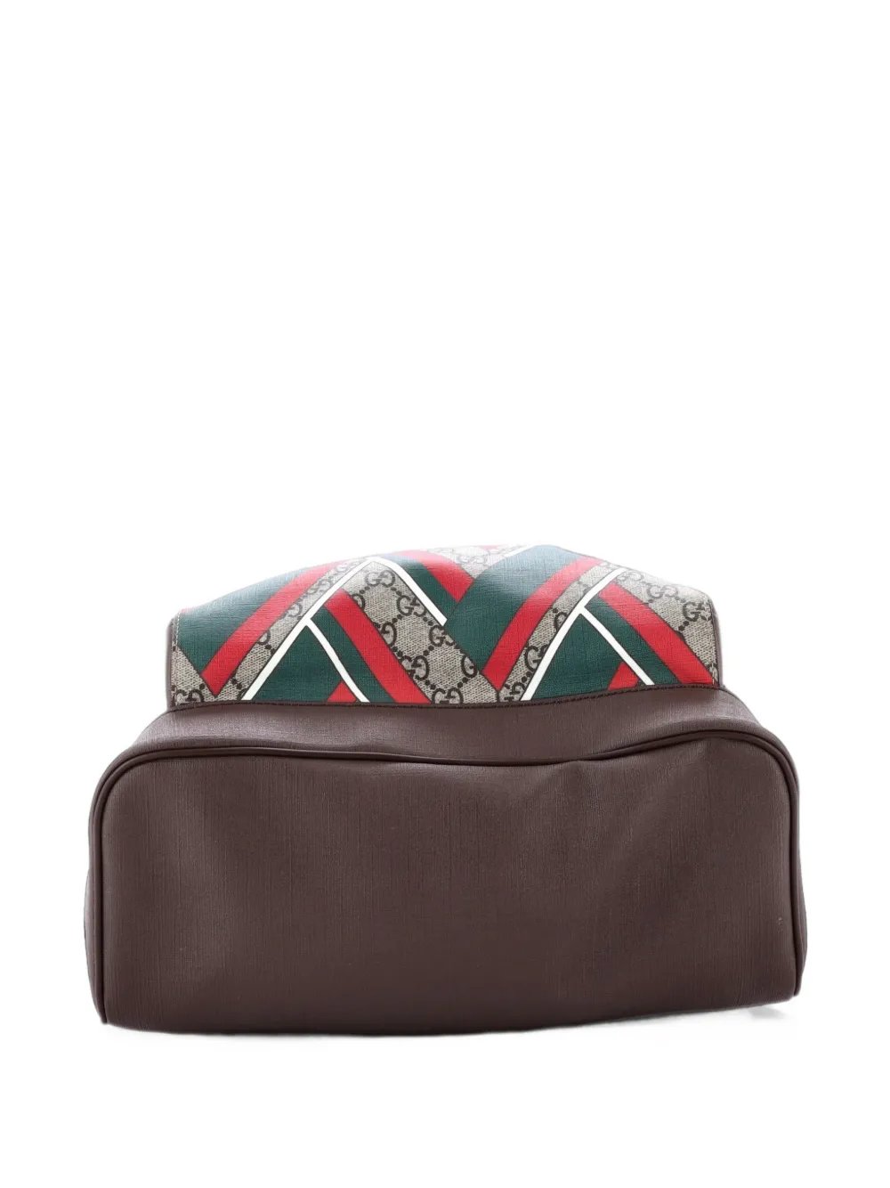 Zip Pocket Printed GG Coated Canvas Medium backpack